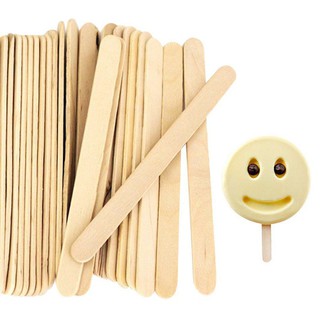 Set 200 que gỗ dùng để làm kem que