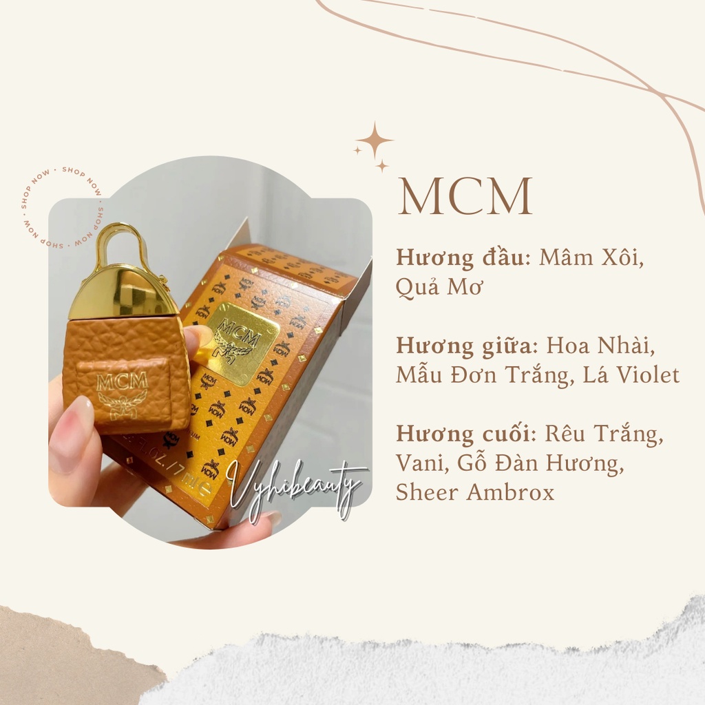 Nước hoa MCM 7ml balo độc lạ