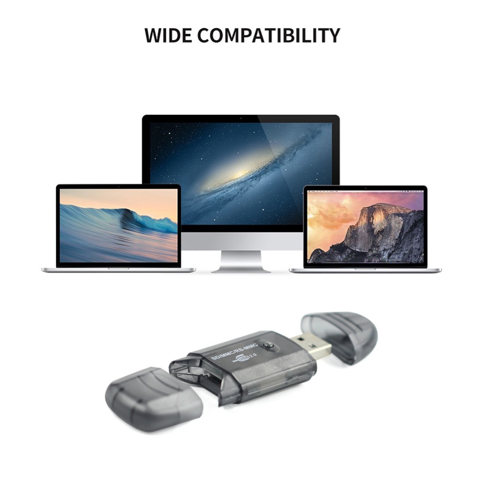 Đầu đọc thẻ nhớ Micro-SD tốc độ cao USB 2.0 cho máy tính/điện thoại