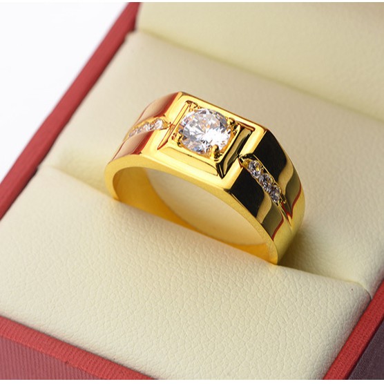 Nhẫn nam nữ bạc 925 đính đá ring for wedding