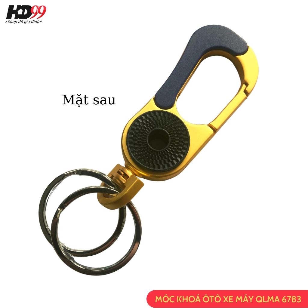 Móc khoá xe máy QLMA 6783 có chốt cài thắt lưng chất liệu inox cao cấp