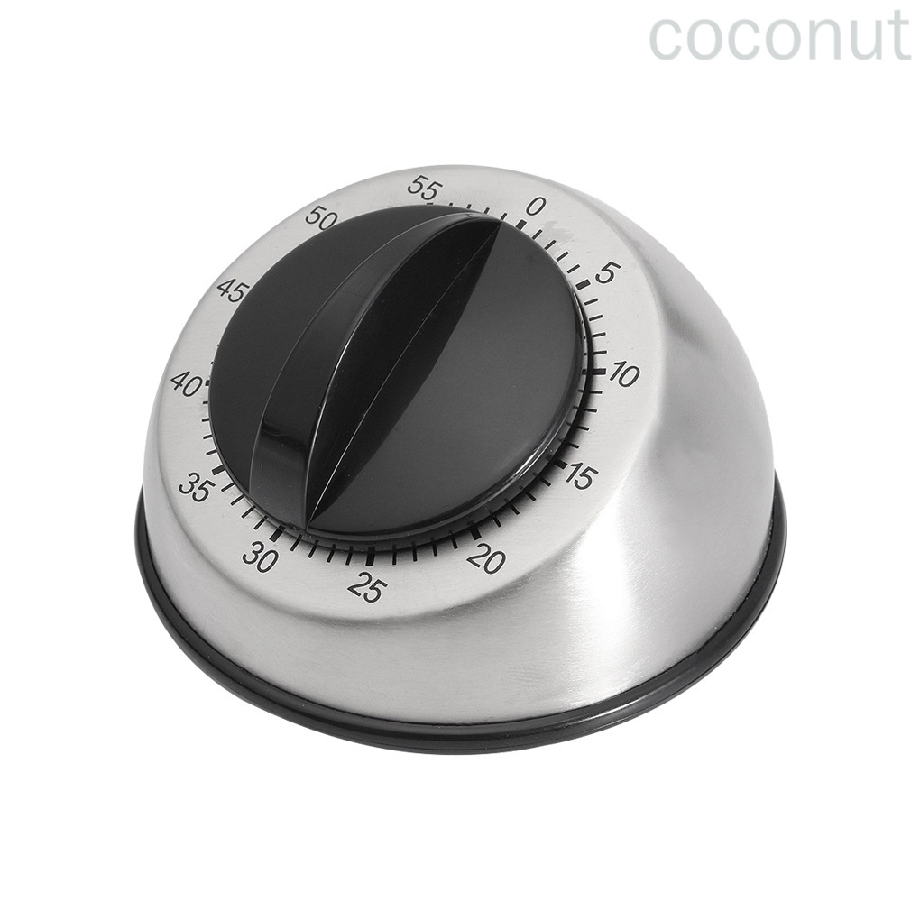 Đồng Hồ Hẹn Giờ Nấu Ăn 60 Phút Bằng Thép Không Gỉ