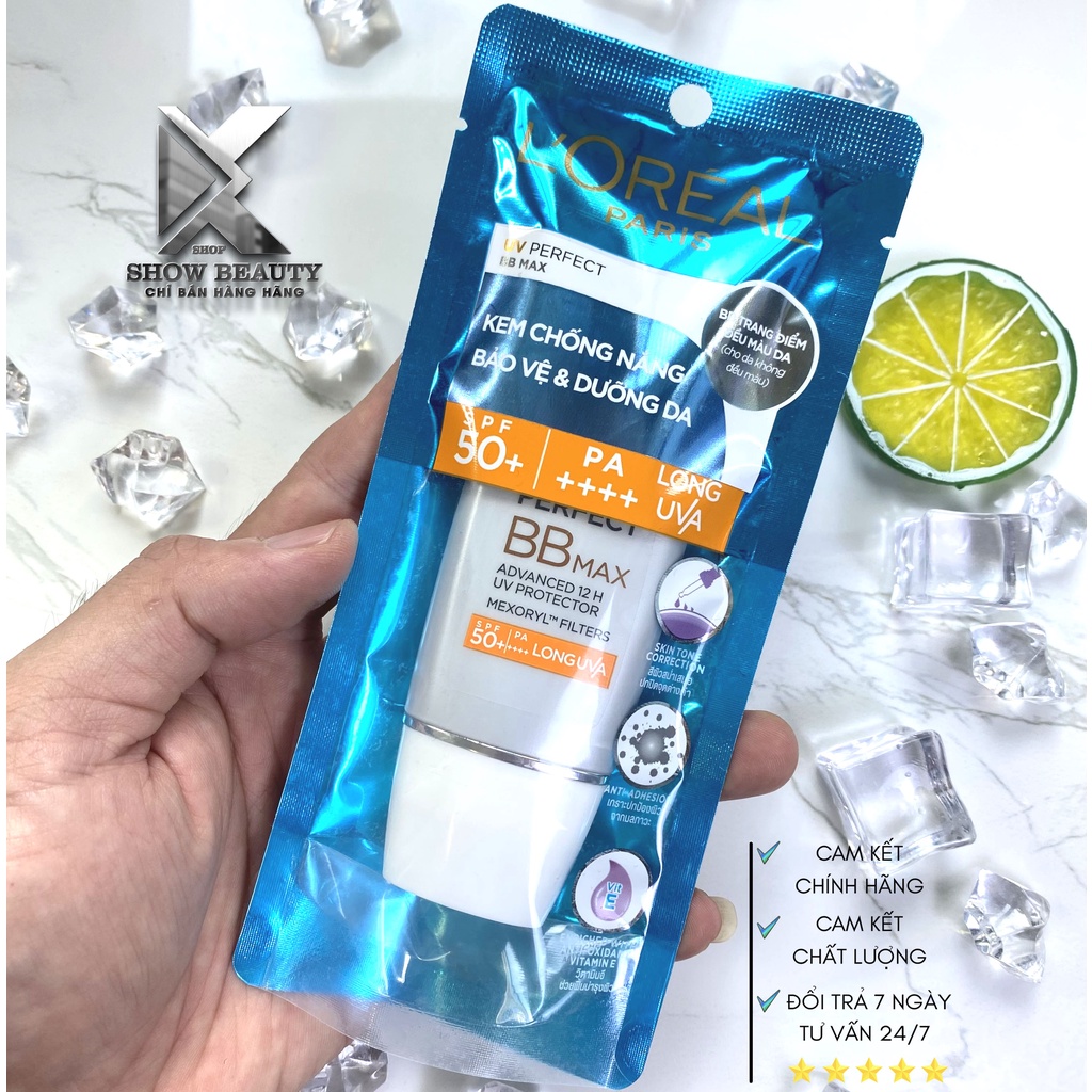 Kem Chống Nắng Trang Điểm LOreal Paris UV Perfect BB Max SPF50+ PA++++
