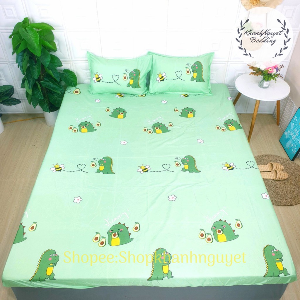 Bộ drap ga gối poly cotton m6/m8 ( được chọn mẫu)