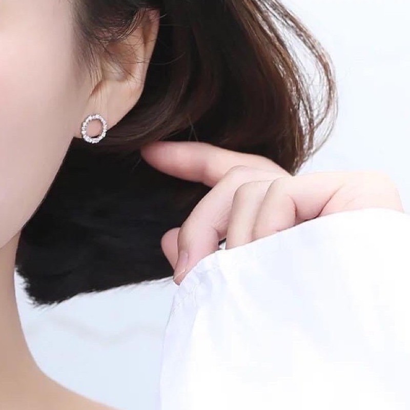 Bộ trang sức bạc đẹp, dây chuyền, bông tai bạc huyền thoại biển xanh bạc ta Minh Thoa JEWELRY