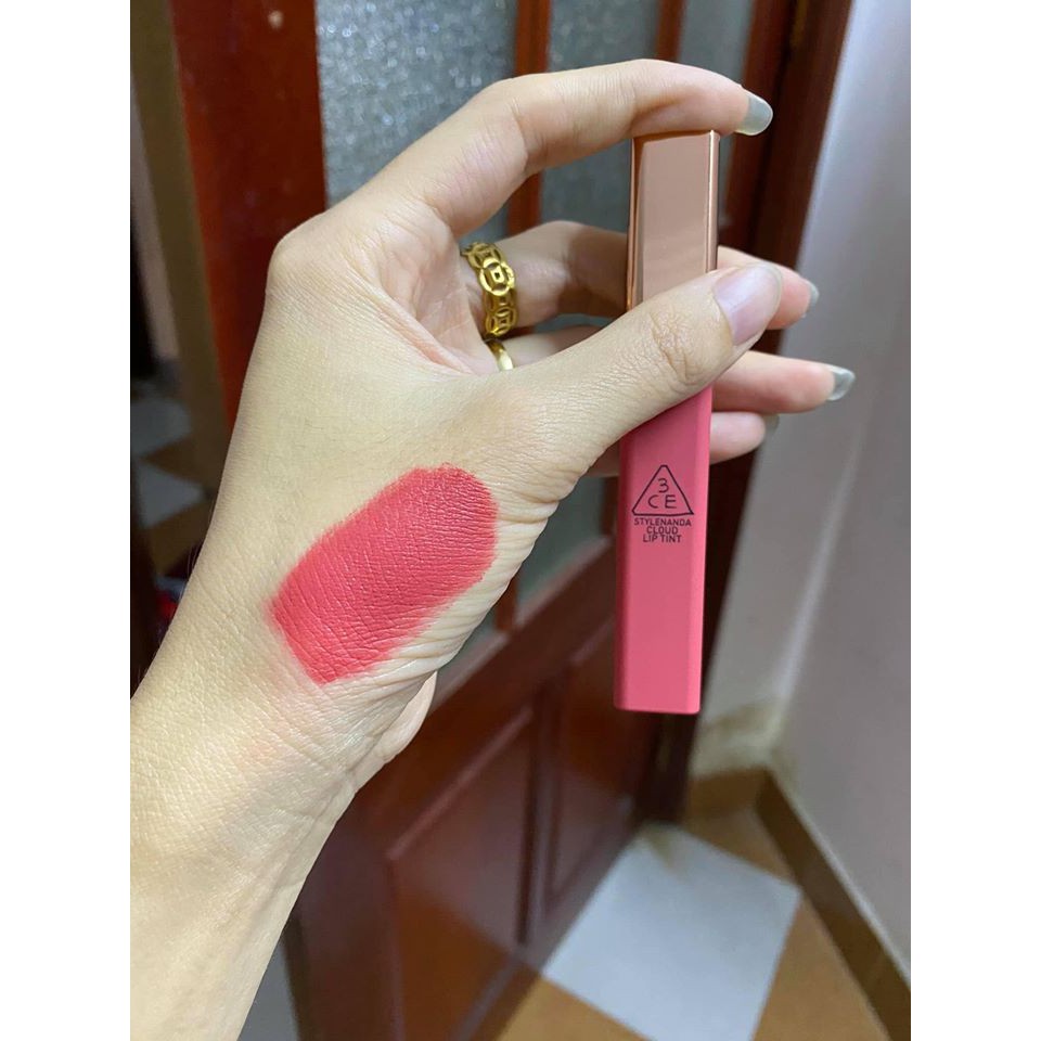 Son 3CE cloud lip tint #Blossomday (màu hồng đào)