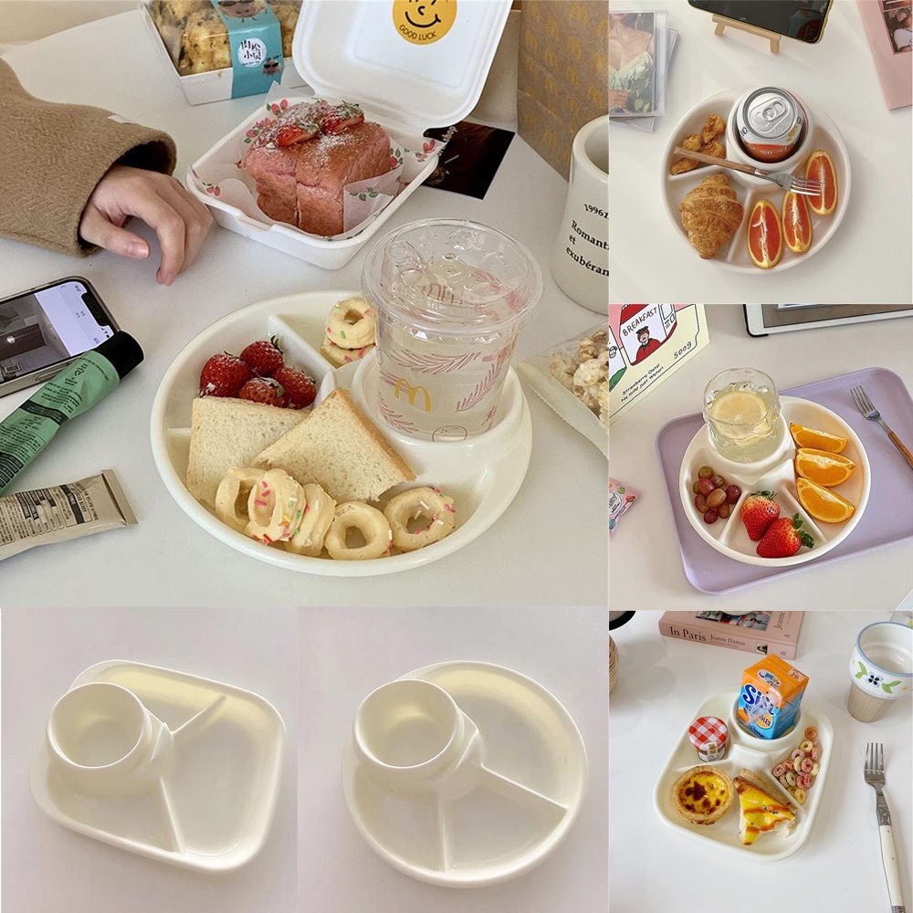 Khay Đựng Thức Ăn Chia Ngăn Dành Cho Một Người