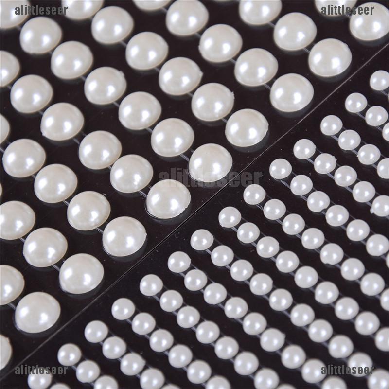 Ngọc trai nhân tạo Acrylic dành cho bé dán trang trí DIY