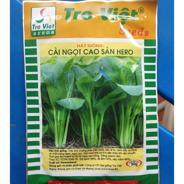Hạt giống cải ngọt cao sản Tre Việt