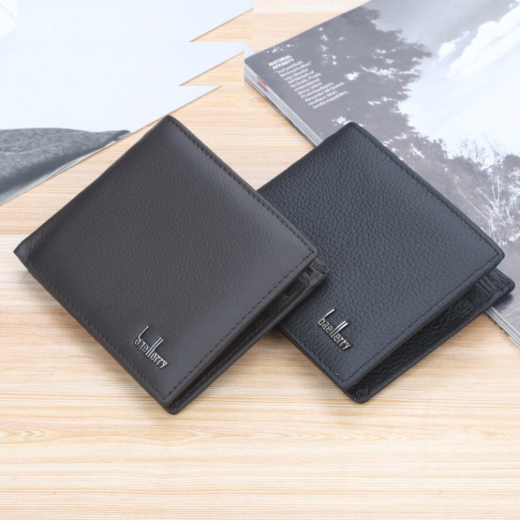 Ví Nam Da Bò Chính Hãng Beallerry Siêu Bền Đẹp | Bóp Da Nam Tặng Kèm Hộp Bảo Hành 12 Tháng | VB03 Saka.Shop99