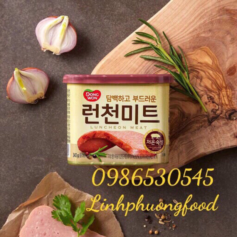 Thịt hộp Spam Hàn Quốc 340g và 200g