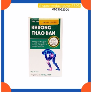 VIÊN XƯƠNG KHỚP KHƯƠNG THẢO ĐAN hộp 30v