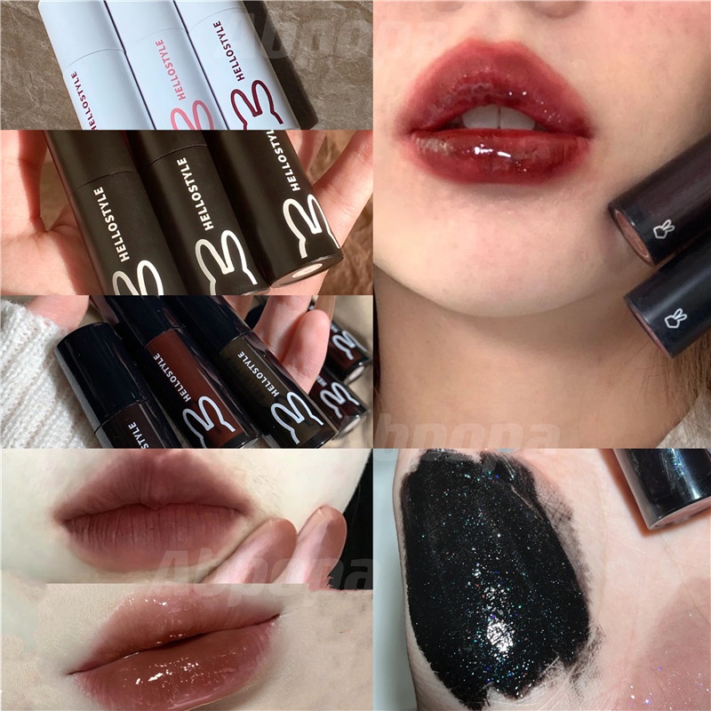 Phong Cách ABPOPA HELLOSTYLE® Son Môi Chất Nhung Màu Sắc Ngẫu Nhiên Lâu Trôi