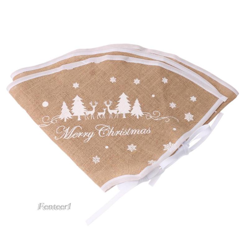 [Fenteer1] Chân Đứng Bằng Vải Bố Trang Trí Cây Thông Noel Cổ Điển 120cm