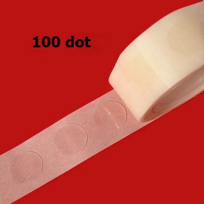 Set 100 Miếng Dán Chấm Bi Trong Suốt Không Đường May