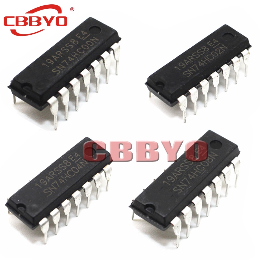 10 CHIẾC SN74HC00N DIP 74HC00 DIP-14 SN74HC02N SN74HC04N SN74HC05N SN74HC08N SN74HC10N 74HC02 74HC04