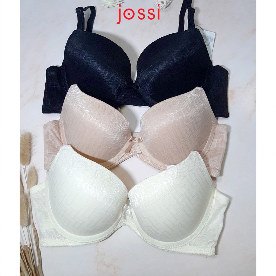 Áo lót Jossi 057 ren chìm mút vừa, cúp nguyên, mút đúc