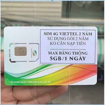 ✴️ƯU ĐÃI MỚI TỪ NHÀ MẠNG VIETTEL DÙNG DATA TẸT GA 🔥SIM BUM DATA 2 NĂM 5 GB/1 NGÀY .