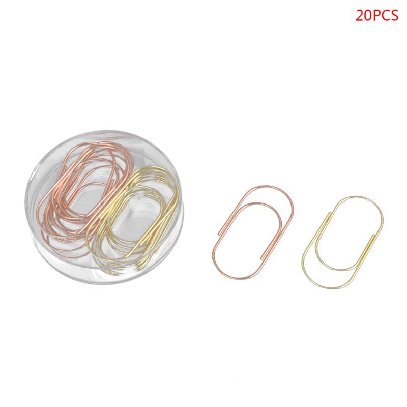 20 Kẹp Giấy Kim Loại Rộng 50mm Kẹp Ảnh / Đánh Dấu Trang Sách Trường Học