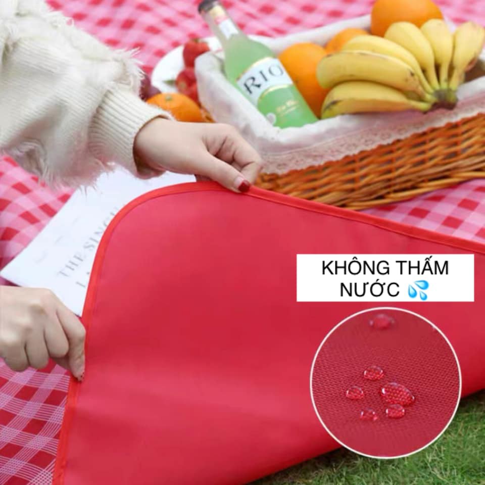 Thảm du lịch dã ngoại gấp gọn chống thấm nước, du lịch đi biển, bạt trải picnic | BigBuy360 - bigbuy360.vn