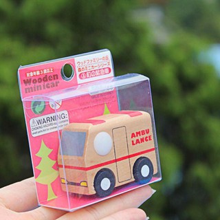 set mô hình đồ chơi 12 xe gỗ Nhật