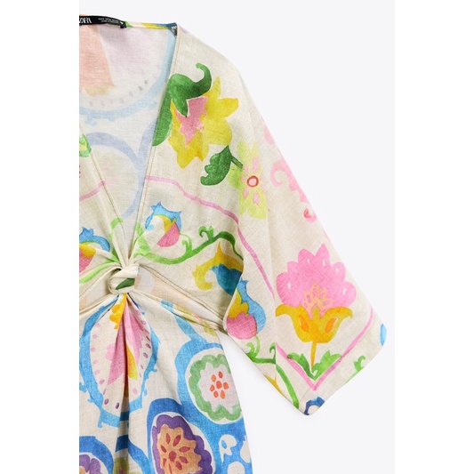 Váy linen ZARA AUTH Size M