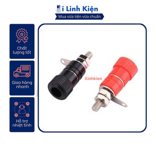 Đôi jack bắp chuối cái 4mm (đen+đỏ)