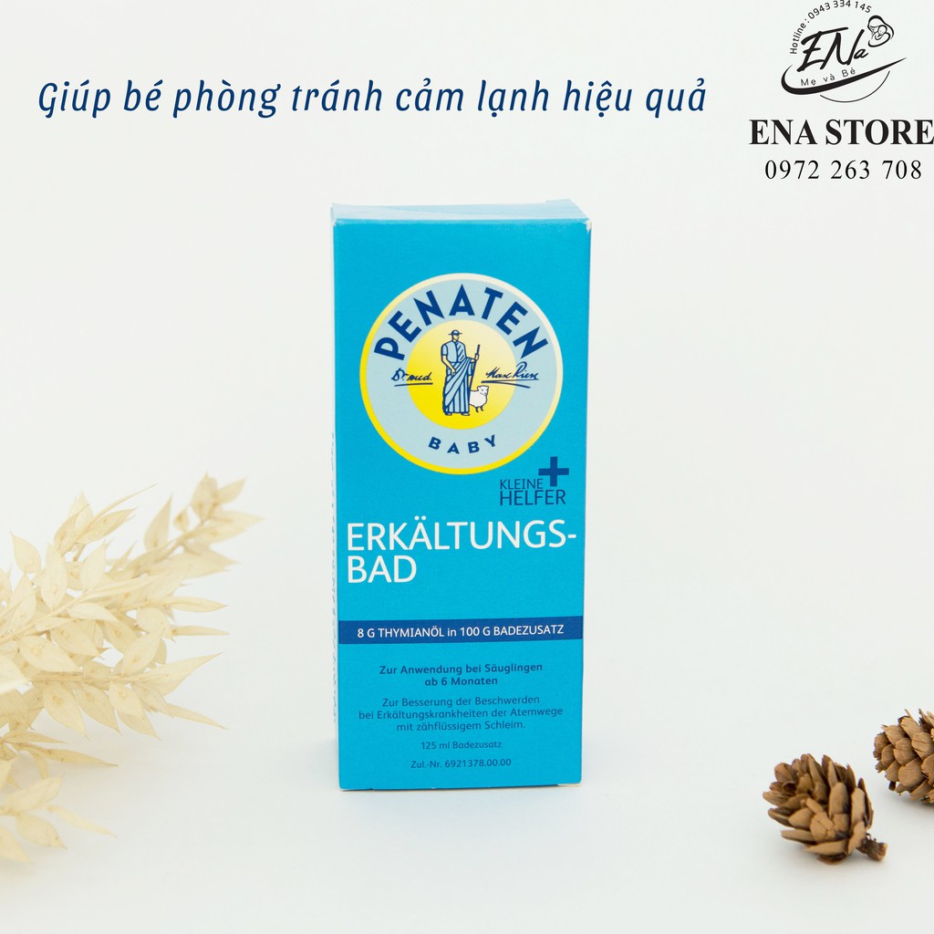 Tinh dầu tràm tắm chống cảm Penaten Đức 125ml