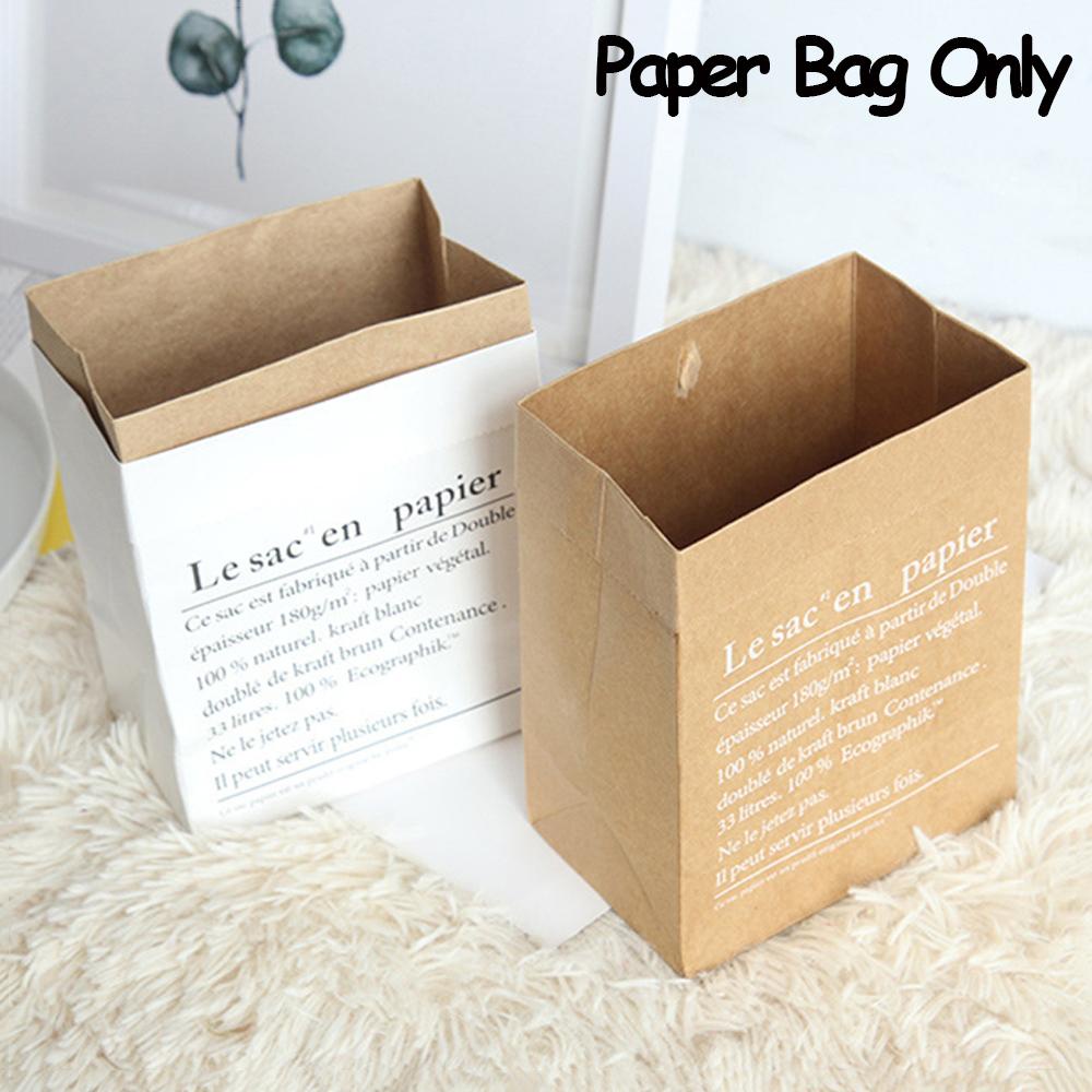 1 Giỏ Hoa Giấy Kraft Trang Trí Tiệc Cưới Phong Cách Bắc Âu