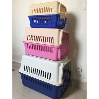 Lồng vận chuyển chó mèo- lồng hàng không vận chuyển thú cưng dễ thương