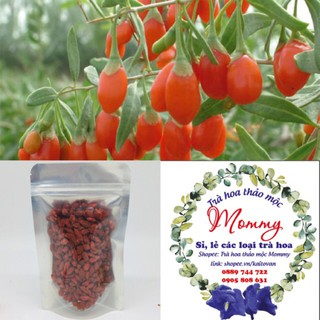 Kỉ tử Ninh Hạ Loại to không phẩm màu đóng túi zip gói 1kg nk032