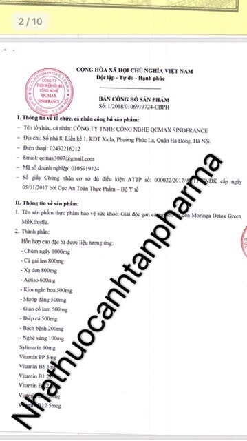 Giải độc gan Cà gai leo xạ đen