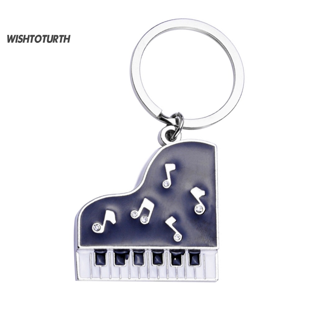 Móc Khóa Hình Nốt Nhạc Piano Hoạt Hình Xinh Xắn