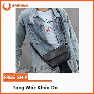 Túi bao tử đeo chéo ngực cho nam & nữ phong cách thích hợp đi làm đựng điện thoại ipass