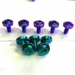 Ốc GR5 Titan 5 ly 1 phân ( M5*10  đầu dù nhỏ gắn carte Sirus , bọc sên Sirus và những vị trí khác có cùng kích thước