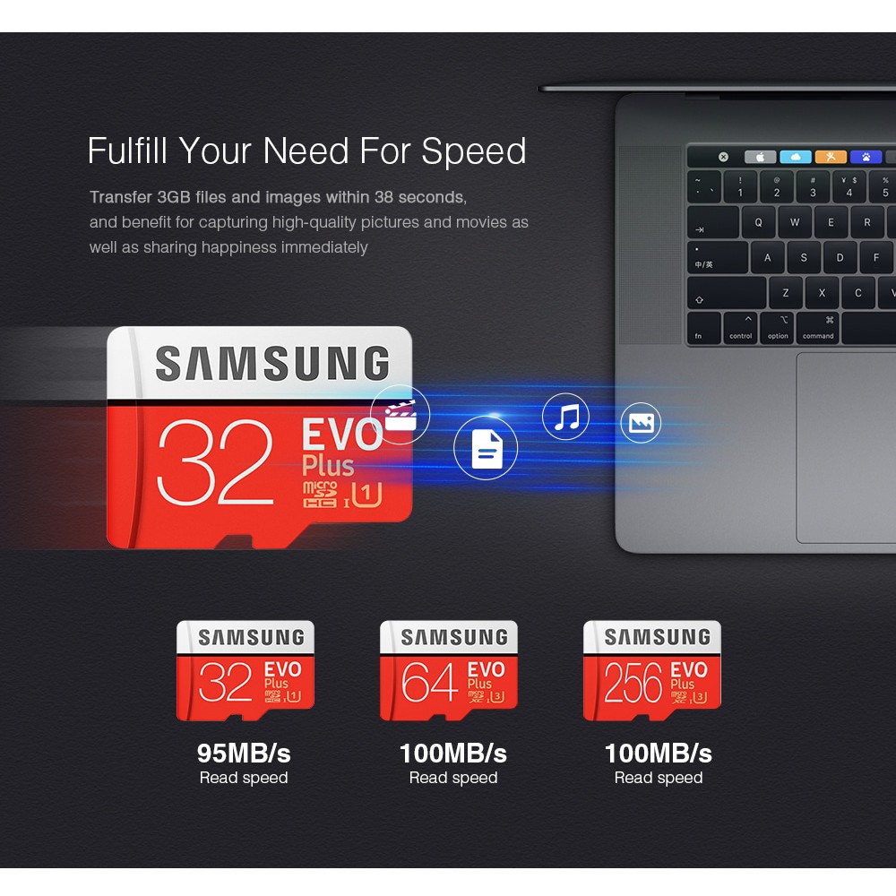 Thẻ Nhớ MicroSDXC Samsung 64GB U3 Class 10 Evo Plus - Hàng Chính Hãng | BigBuy360 - bigbuy360.vn