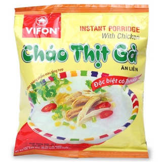 Cháo thịt bằm/ thịt gà ăn liền Vifon 70g