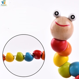 ĐỒ CHƠI SÂU GỖ UỐN ÉO MONTESSORI