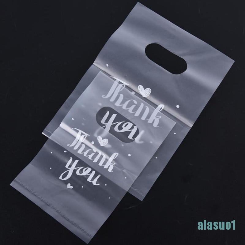 Set 100 Túi Nhựa Mini In Chữ Thank You