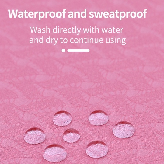 Thảm Tập Yoga/GYM SANFAN Loại Mở Rộng 183 x 80cm Dày 8mm Chống Trượt An Toàn Không Mùi Không Đau Khi Tập Yoga