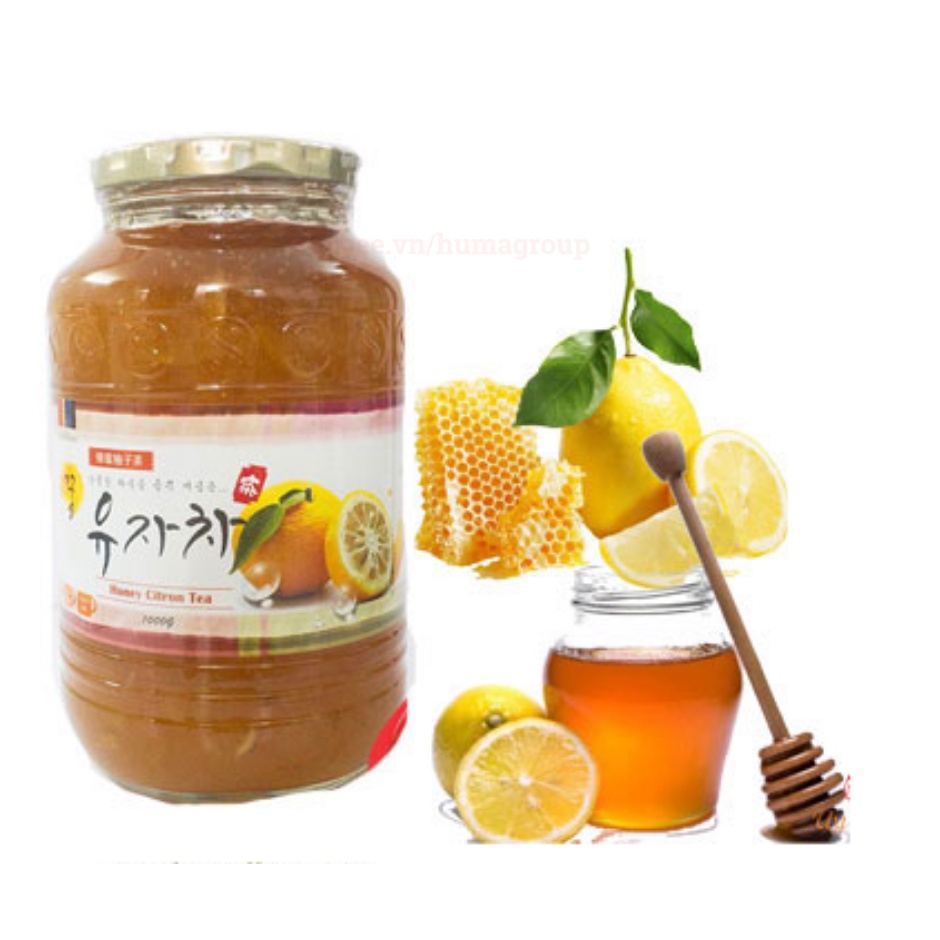 Chanh Mật Ong Hàn Quốc 1Kg - Chành Đào Vàng Hiệu Quả Tốt Cho Tiêu Hóa, Giảm Cân Nhập Khẩu Hàn Quốc