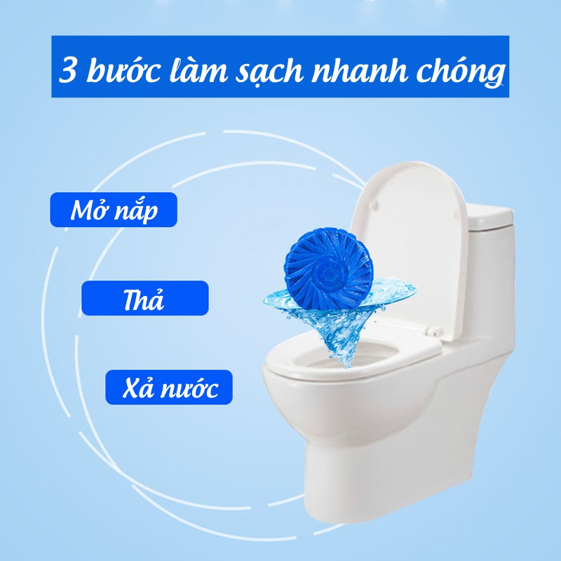 Viên Thả Bồn Cầu, Viên Tẩy Rửa Bồn Cầu Khử Mùi Hôi Nhà Vệ Sinh LEON OFFICIAL