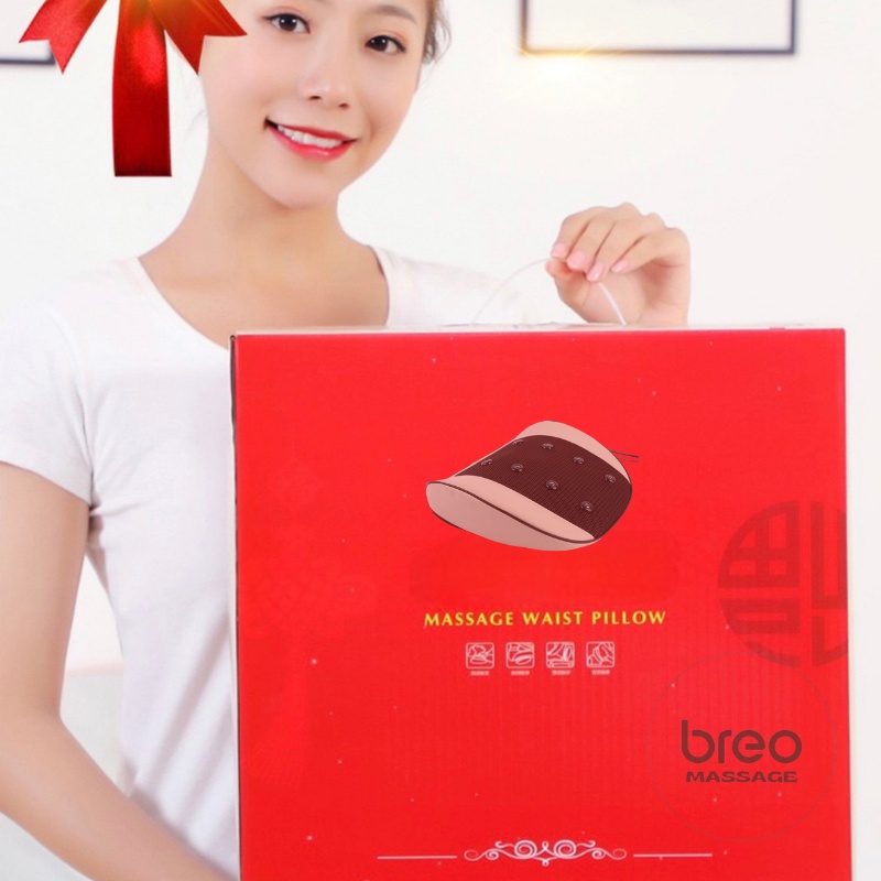 Máy massage lưng cột sống JB-3033, matxa có điều khiển, sưởi ấm hồng ngoại, 9 Chế Độ, Khí Nén breo market