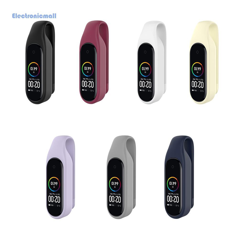 Ốp Điện Thoại Tpu Dẻo Kèm Kẹp Giữ Tiện Dụng Cho Xiaomi Mi Band 6 5 4 3 / 5