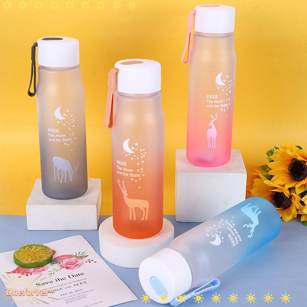 Cốc Không Gian 560ml Bằng Nhựa Kèm Dây Thừng Hình Tuần Lộc Thần Kỳ Dành