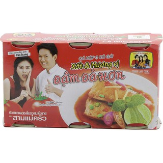 CÁ NỤC SỐT CÀ BA CÔ GÁI - LON 155GR*3