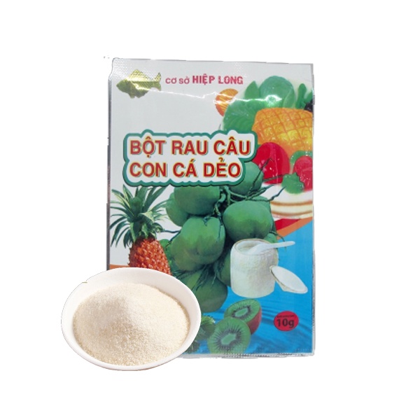 Bột rau câu con cá dẻo 10g