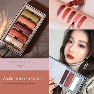 [Hàng mới về] Set 5 thỏi son lì Hold Live hiệu ứng nhung mịn