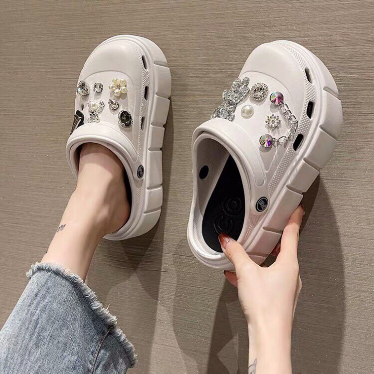 Dép CROSS bánh mì, dép sục đế độn 5cm Cao Cấp - VeoStore