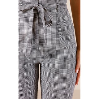 Quần tây lưng thun caro Primark